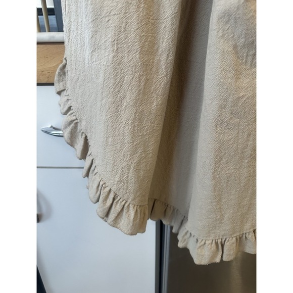 Gouchos Emery Rose SzS 100%cotton Tan Wide Leg Zand Waist Band 3.5 I 23 L32 NICE - Picture 8 of 11